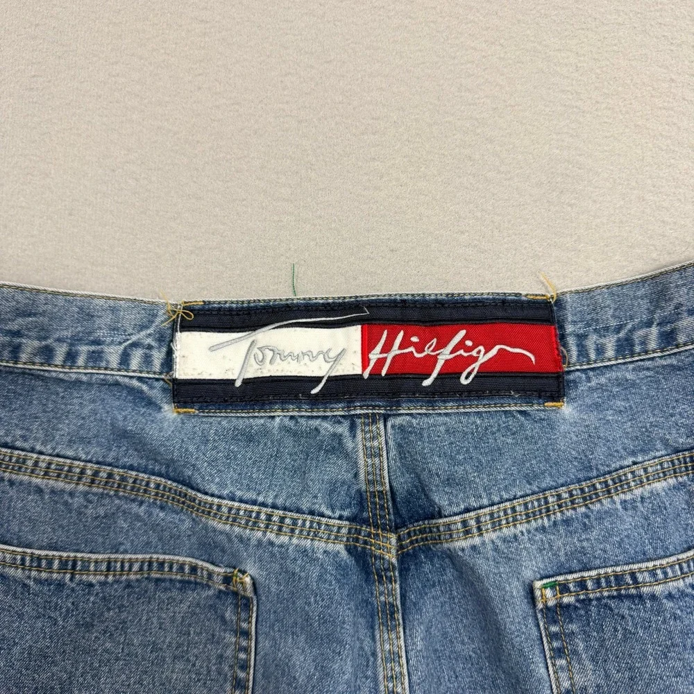 Vintage Tommy Hilfiger Carpenter Shorts Men 36 Blue 13